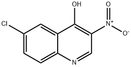 6-CHLORO-3-NITROQUINOLIN-4-OL
 化学構造式