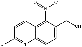 (2-CHLORO-5-NITRO-QUINOLIN-6-YL)-METHANOL 结构式
