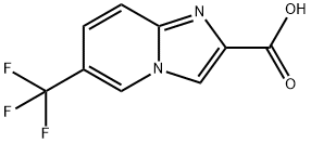 6-(TRIFLUOROMETHYL)IMIDAZO[1,2-A]PYRIDINE-2-CARBOXYLICACID Struktur