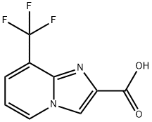 8-(三氟甲基)咪唑并[1,2-A]吡啶-2-羧酸, 1018828-72-2, 结构式