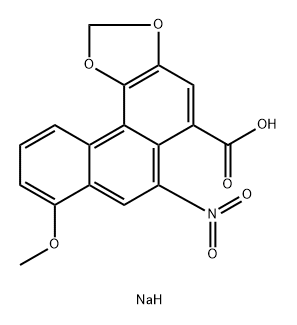 8-メトキシ-6-ニトロフェナントロ[3,4-d]-1,3-ジオキソール-5-カルボン酸ナトリウム price.
