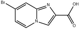 7-溴咪唑并[1,2-A]吡啶-2-羧酸,1019018-46-2,结构式