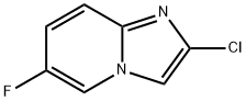 IMidazo[1,2-a]pyridine, 2-chloro-6-fluoro-, 1019020-11-1, 结构式