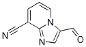 IMidazo[1,2-a]pyridine-8-carbonitrile, 3-forMyl- Struktur