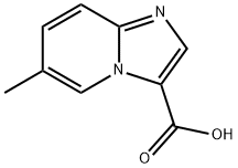 6-METHYLIMIDAZO[1,2-A]PYRIDINE-3-CARBOXYLIC ACID 结构式