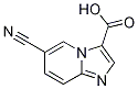 6-cyanoimidazo[1,2-a]pyridine-3-carboxylic acid Struktur