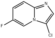 IMidazo[1,2-a]pyridine, 3-chloro-6-fluoro- Structure