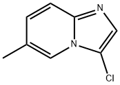 3-氯-6-甲基咪唑并[1,2-A]吡啶,1019027-60-1,结构式