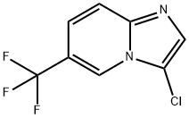 IMidazo[1,2-a]pyridine, 3-chloro-6-(trifluoroMethyl)-,1019027-76-9,结构式