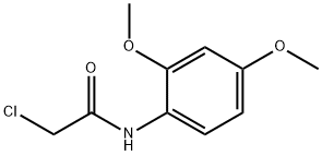 2-クロロ-N-(2,4-ジメトキシフェニル)アセトアミド 化学構造式