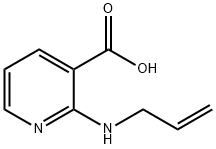 2-(アリルアミノ)ニコチン酸 化学構造式