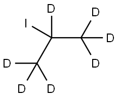 2-ヨードプロパン-D7 化学構造式