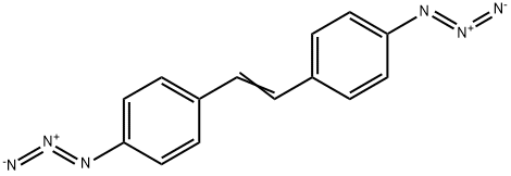 (スチルベン-4,4'-ジイル)ジアザイド 化学構造式