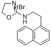2-(2-(1-Naphthyl)ethylamino)-2-oxazoline hydrobromide Structure