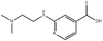 2-{[2-(Dimethylamino)ethyl]amino}isonicotinic acid,1019371-62-0,结构式