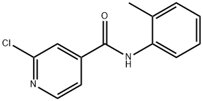 2-chloro-N-(2-methylphenyl)pyridine-4-carboxamide Struktur