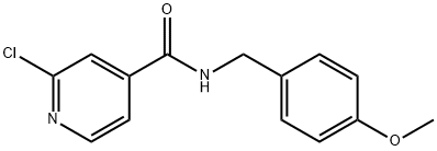 2-Chloro-N-(4-Methoxybenzyl)pyridine-4-carboxaMide, 95% Struktur