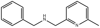 BENZYL-(6-METHYL-PYRIDIN-2-YLMETHYL)-AMINE Struktur