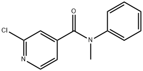 2-chloro-N-methyl-N-phenylpyridine-4-carboxamide Struktur