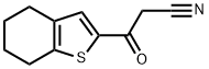3-氧代-3-(4,5,6,7-四氢-1-苯并噻吩-2-基)丙腈 结构式