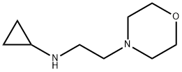 N-[2-(morpholin-4-yl)ethyl]cyclopropanamine 化学構造式