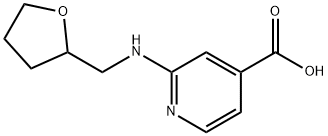 2-[(Tetrahydro-2-furanylmethyl)amino]-isonicotinic acid Structure