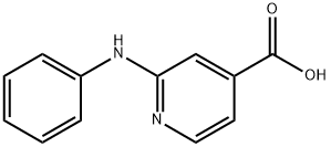2-Anilinoisonicotinic acid Struktur