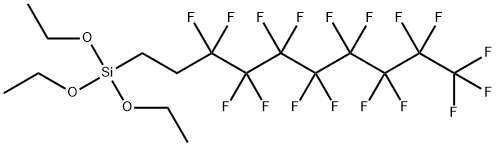 1H,1H,2H,2H-全氟癸基三乙氧基硅烷,101947-16-4,结构式