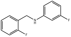 3-Fluoro-N-(2-fluorobenzyl)aniline, 97% Struktur