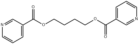 4-(pyridine-3-carbonyloxy)butyl pyridine-3-carboxylate,101952-76-5,结构式