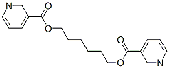 6-(pyridine-3-carbonyloxy)hexyl pyridine-3-carboxylate,101952-83-4,结构式