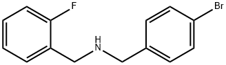 N-(4-BroMobenzyl)-2-fluorobenzylaMine, 97% 化学構造式