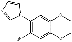 7-(1H-imidazol-1-yl)-2,3-dihydro-1,4-benzodioxin-6-amine(SALTDATA: FREE) Struktur