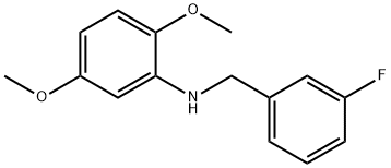 2,5-DiMethoxy-N-(3-fluorobenzyl)aniline, 97% Struktur