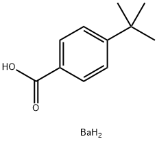 ビス(4-tert-ブチル安息香酸)バリウム 化学構造式