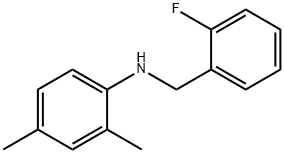 N-(2-Fluorobenzyl)-2,4-diMethylaniline, 97% Structure