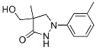 4-Hydroxymethyl-4-methyl-1-(m-tolyl)-3-pyrazolidinone,101967-83-3,结构式