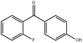 2-氟-4'-羟基苯并苯酮,101969-75-9,结构式