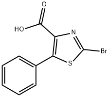 2-Bromo-5-phenyl-1,3-thiazole-4-carboxylic acid Structure