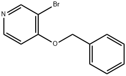 4-(ベンジルオキシ)-3-ブロモピリジン 化学構造式