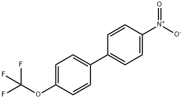 1-ニトロ-4-[4-(トリフルオロメトキシ)フェニル]ベンゼン 化学構造式