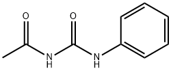 N-アセチル-N'-フェニル尿素 化学構造式