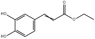 咖啡酸乙酯,102-37-4,结构式