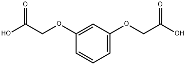 m-フェニレンジオキシ二酢酸 化学構造式