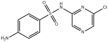 N-(5-CHLORO-3-PYRAZINE)-4-AMINOBENZENESULFONAININO  Struktur