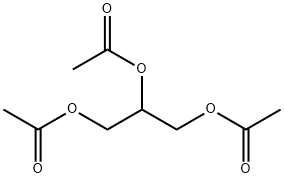 醋酸甘油酯,102-76-1,结构式
