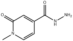 2-Oxo-1,2-dihydropyridine-4-carboxylic acid hydrazide Structure