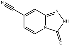 3-Oxo-2,3-dihydro-[1,2,4]triazolo-[4,3-a]pyridine-7-carbonitrile 结构式