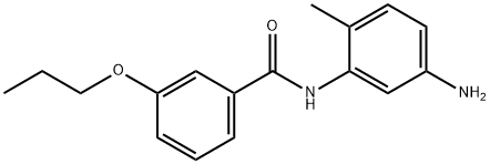 N-(5-Amino-2-methylphenyl)-3-propoxybenzamide Struktur