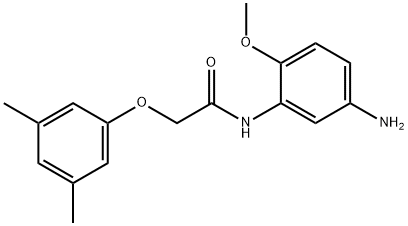 N-(5-Amino-2-methoxyphenyl)-2-(3,5-dimethylphenoxy)acetamide Structure